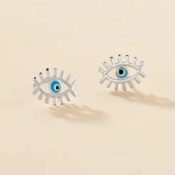 Histoire d'Or Boucles D'oreilles Puces Parad'eyes Argent Blanc Online