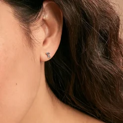 Histoire d'Or Boucles D'oreilles Puces Pelya Or Jaune Oxyde De Zirconium Discount