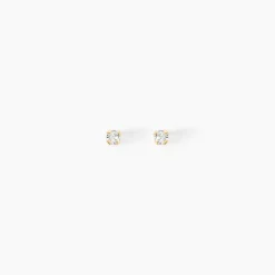 Histoire d'Or Boucles D'oreilles Puces Pepita De Zirconium or jaune oxyde Hot