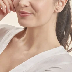 Histoire d'Or Boucles D'oreilles Puces Philine Fleur Or Jaune Discount