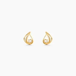 Histoire d'Or Boucles D'Oreilles Puces Pramod Or Jaune Oxyde De Zirconium Outlet