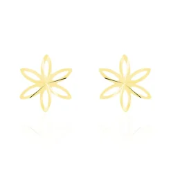 Histoire d'Or Boucles D'oreilles Puces Philine Fleur Or Jaune Online