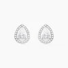 Histoire d'Or Boucles D'oreilles Puces Pilar Argent Blanc Oxyde De Zirconium