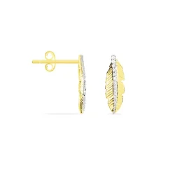 Histoire d'Or Boucles D'oreilles Puces Paola Or Jaune Diamant