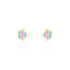 Histoire d'Or Boucles D'oreilles Puces Poisson Or Jaune Sale