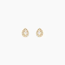 Histoire d'Or Boucles D'Oreilles Puces Pilvi Or Jaune Oxyde De Zirconium Sale