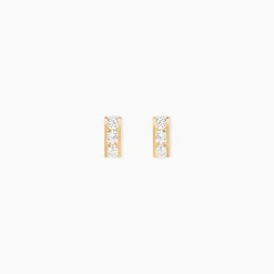 Histoire d'Or Boucles D'oreilles Puces Rachilda Or Jaune Oxyde De Zirconium Online