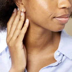 Histoire d'Or Boucles D'oreilles Puces Rachilda Or Jaune Oxyde De Zirconium Online