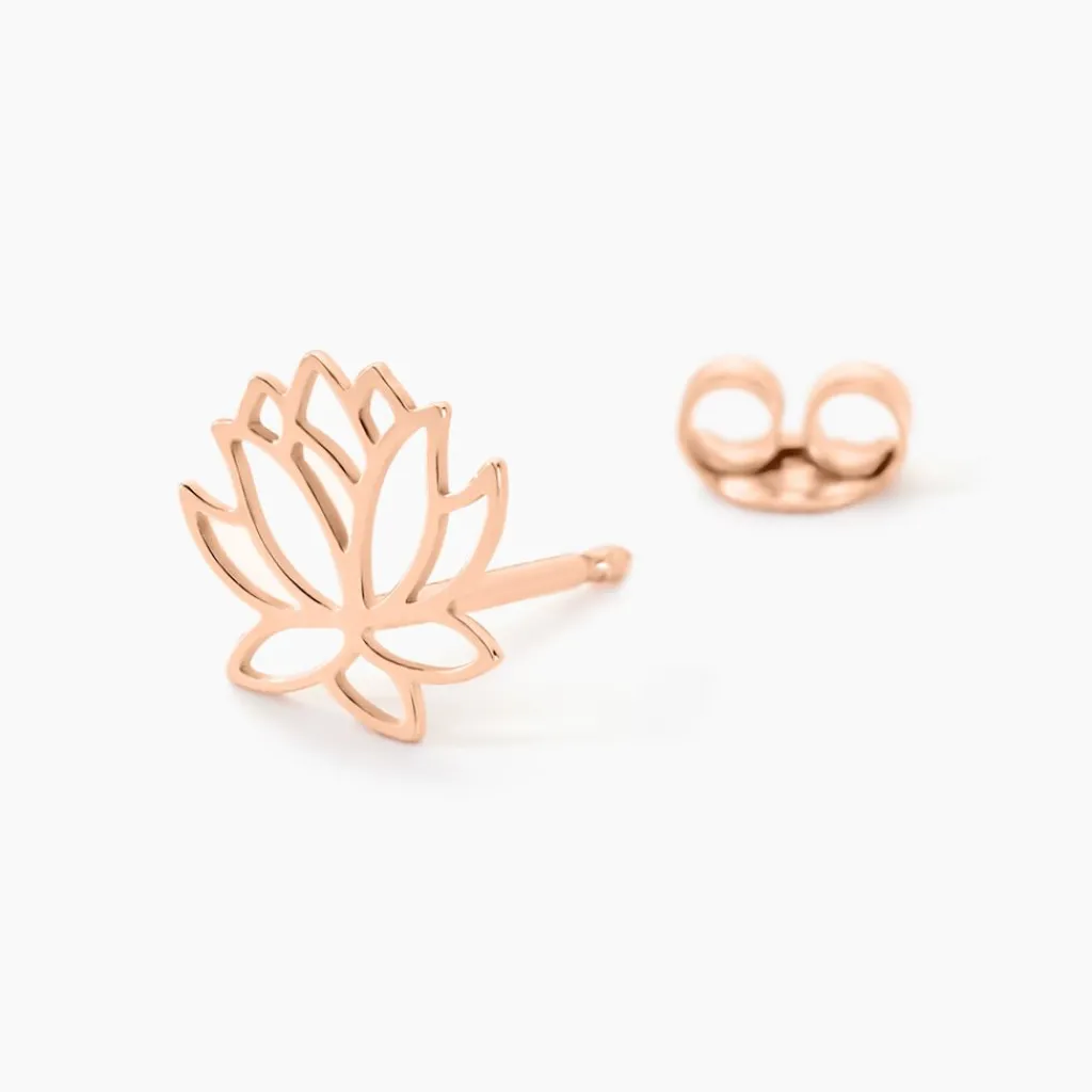 Histoire d'Or Boucles D'oreilles Puces Rosita Argent Rose Clearance