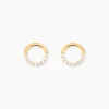 Histoire d'Or Boucles D'oreilles Puces Rimya Or Jaune Oxyde De Zirconium Outlet