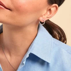 Histoire d'Or Boucles D'oreilles Puces Raffaela Argent Blanc Oxyde De Zirconium Best