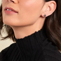 Histoire d'Or Boucles D'oreilles Puces Rhys Argent Blanc Oxyde De Zirconium Online