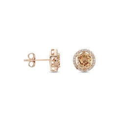 Histoire d'Or Boucles D'oreilles Puces Rio Argent Rose Oxyde argent rose oxyde champagne Outlet