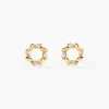 Histoire d'Or Boucles D'oreilles Puces Reed Or Jaune Oxyde De Zirconium Best