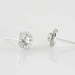 Histoire d'Or Boucles D'oreilles Puces Star Or Blanc Oxyde De Zirconium Outlet