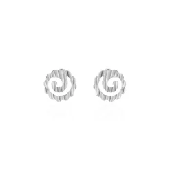 Histoire d'Or Boucles D'oreilles Puces Selima Argent Blanc