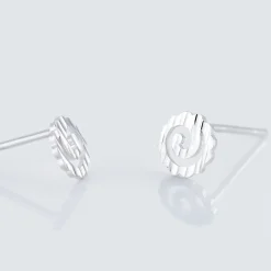 Histoire d'Or Boucles D'oreilles Puces Selima Argent Blanc