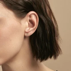 Histoire d'Or Boucles D'oreilles Puces Serafino Or Jaune Clearance