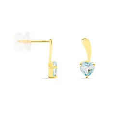 Histoire d'Or Boucles D'oreilles Puces Salona Or Jaune Topaze Best