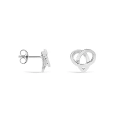 Histoire d'Or Boucles D'oreilles Puces Shainy Argent Blanc Discount