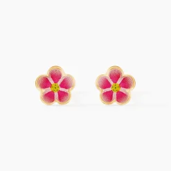 Histoire d'Or Boucles D'oreilles Puces Syna Fleur Or Jaune Outlet