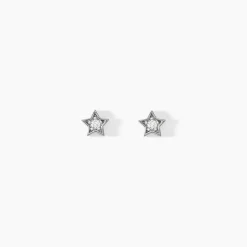 Histoire d'Or Boucles D'oreilles Puces Saya Argent Blanc Oxyde De Zirconium Online