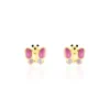 Histoire d'Or Boucles D'oreilles Puces Sienna Papillon Or Jaune Sale