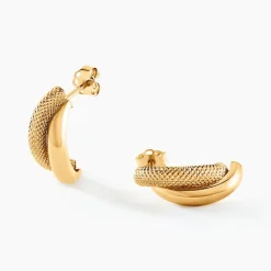 Histoire d'Or Boucles D'oreilles Puces Sawney Or Jaune Online