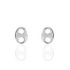 Histoire d'Or Boucles D'oreilles Puces Sherry Argent Blanc Discount