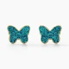 Histoire d'Or Boucles D'oreilles Puces Solena Papillon Or Jaune Clearance