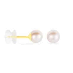 Histoire d'Or Boucles D'oreilles Puces Suki Or Jaune Perle De Culture Clearance