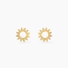 Histoire d'Or Boucles D'oreilles Puces Sunlight Or Jaune Sale