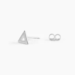 Histoire d'Or Boucles D'oreilles Puces Severine Argent Blanc