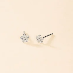Histoire d'Or Boucles D'oreilles Puces Sulya Argent Blanc Outlet