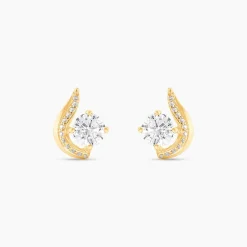 Histoire d'Or Boucles D'oreilles Puces Sevde Or Jaune Oxyde De Zirconium Best