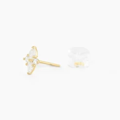 Histoire d'Or Boucles D'oreilles Puces Titty Or Jaune Oxyde De Zirconium Discount