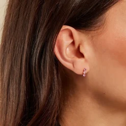 Histoire d'Or Boucles D'oreilles Puces Trystan Or Jaune Oxyde De Zirconium Best