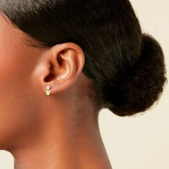 Histoire d'Or Boucles D'Oreilles Puces Tuulikki Or Jaune Sale