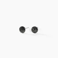 Histoire d'Or Boucles D'oreilles Puces Teani Or Blanc Diamant or blanc diamant noir Best