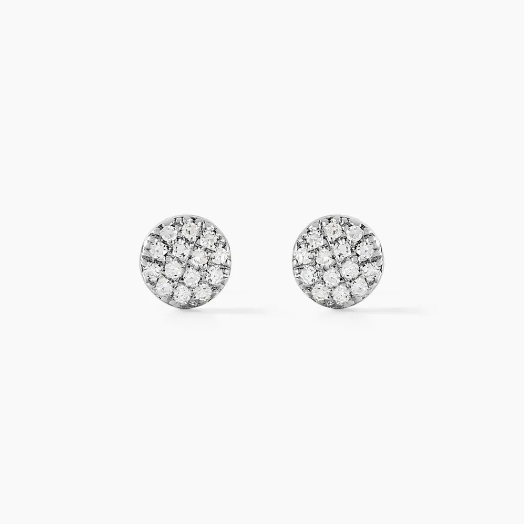Histoire d'Or Boucles D'oreilles Puces Teani or jaune diamant Discount