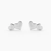 Histoire d'Or Boucles D'oreilles Puces Te Amo Argent Blanc