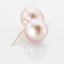 Histoire d'Or Boucles D'oreilles Puces Ursulina Or Jaune Perle De Culture or jaune perle rose Sale