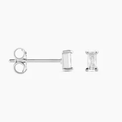 Histoire d'Or Boucles D'oreilles Puces Udia Argent Blanc Oxyde De Zirconium Outlet