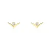 Histoire d'Or Boucles D'oreilles Puces Volia Or Jaune Diamant Discount