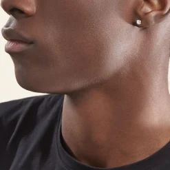 Histoire d'Or Boucles D'oreilles Puces Victoria Or Jaune Diamant