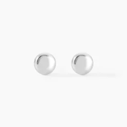 Histoire d'Or Boucles D'oreilles Puces Virgie argent blanc