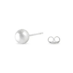 Histoire d'Or Boucles D'oreilles Puces Virgie argent blanc
