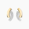 Histoire d'Or Boucles D'oreilles Puces Vero Or Jaune Oxyde De Zirconium New