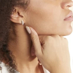 Histoire d'Or Boucles D'oreilles Puces Vero Or Jaune Oxyde De Zirconium New