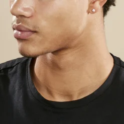 Histoire d'Or Boucles D'oreilles Puces Victoria Or Blanc Diamant Clearance